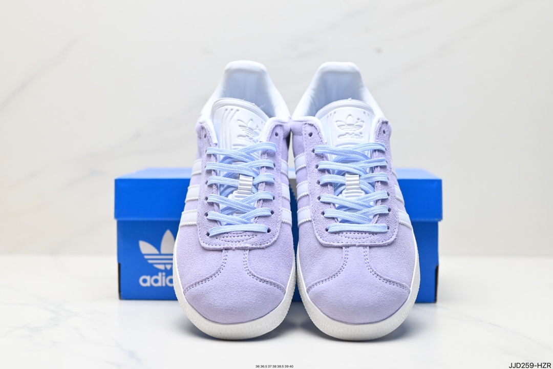 adidas Originals Gazelle W 三叶草休闲防滑耐磨低帮板鞋 IE0444