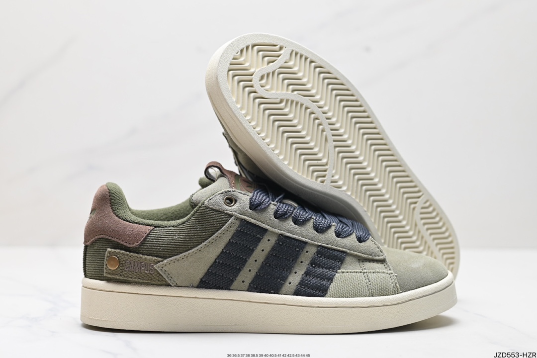 Adidas Originals Campus 00s 学院系列 面包风经典复古低帮百搭休闲运动板鞋 IF4338