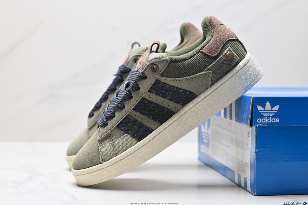 Adidas Originals Campus 00s 学院系列 面包风经典复古低帮百搭休闲运动板鞋 IF4338