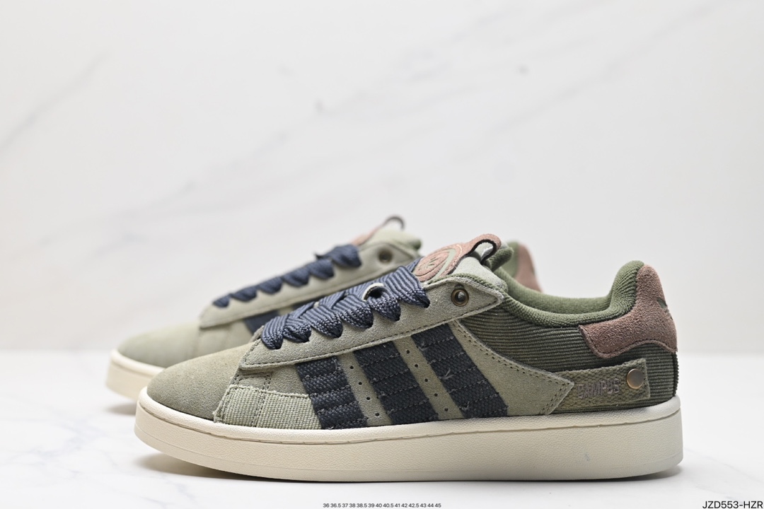 Adidas Originals Campus 00s 学院系列 面包风经典复古低帮百搭休闲运动板鞋 IF4338