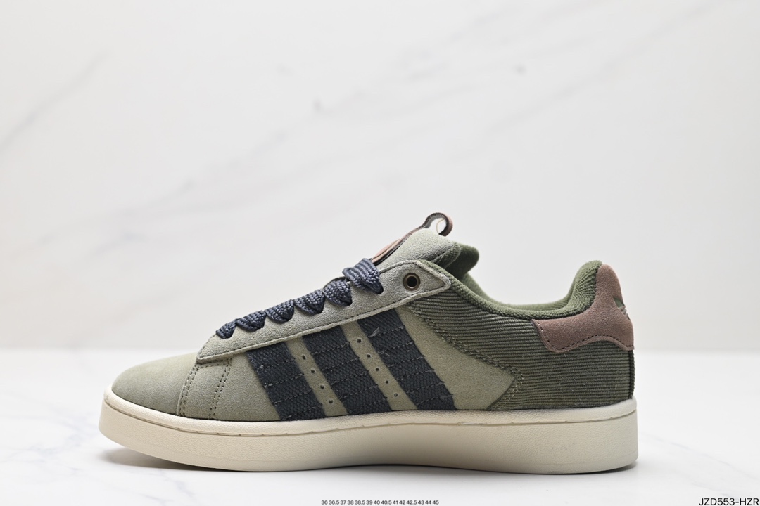 Adidas Originals Campus 00s 学院系列 面包风经典复古低帮百搭休闲运动板鞋 IF4338