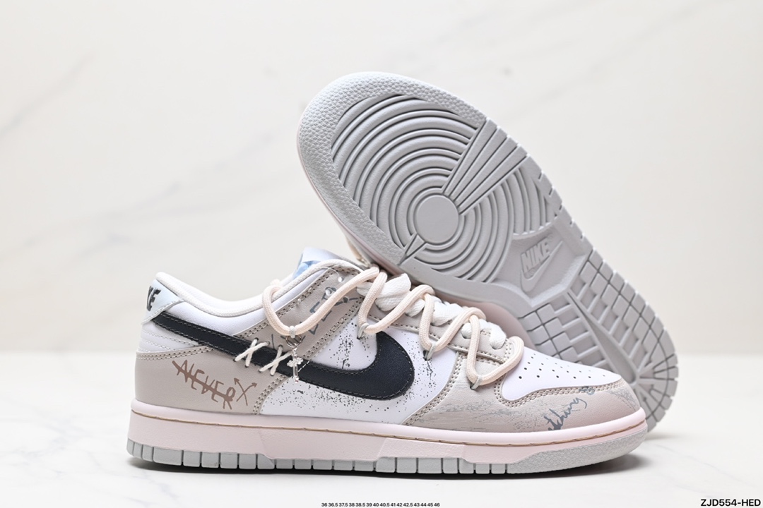 NK Dunk Low Retro “DIY高端定制” 低帮休闲运动板鞋 DV0831-101