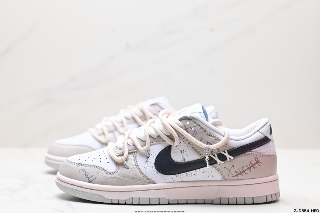 NK Dunk Low Retro “DIY高端定制” 低帮休闲运动板鞋 DV0831-101