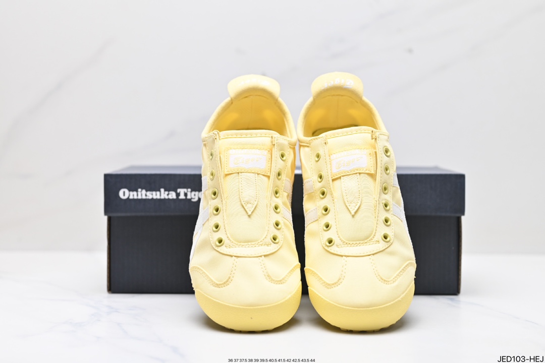 Onitsuka Tiger鬼冢虎 Mexico 66 Slip-on 一脚蹬低帮夏季透气运动休闲鞋 1183B603-750