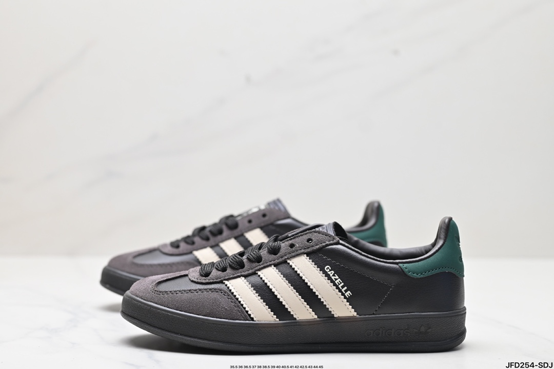 adidas Originals Gazelle INdoor 三叶草休闲防滑耐磨低帮板鞋 IH0374