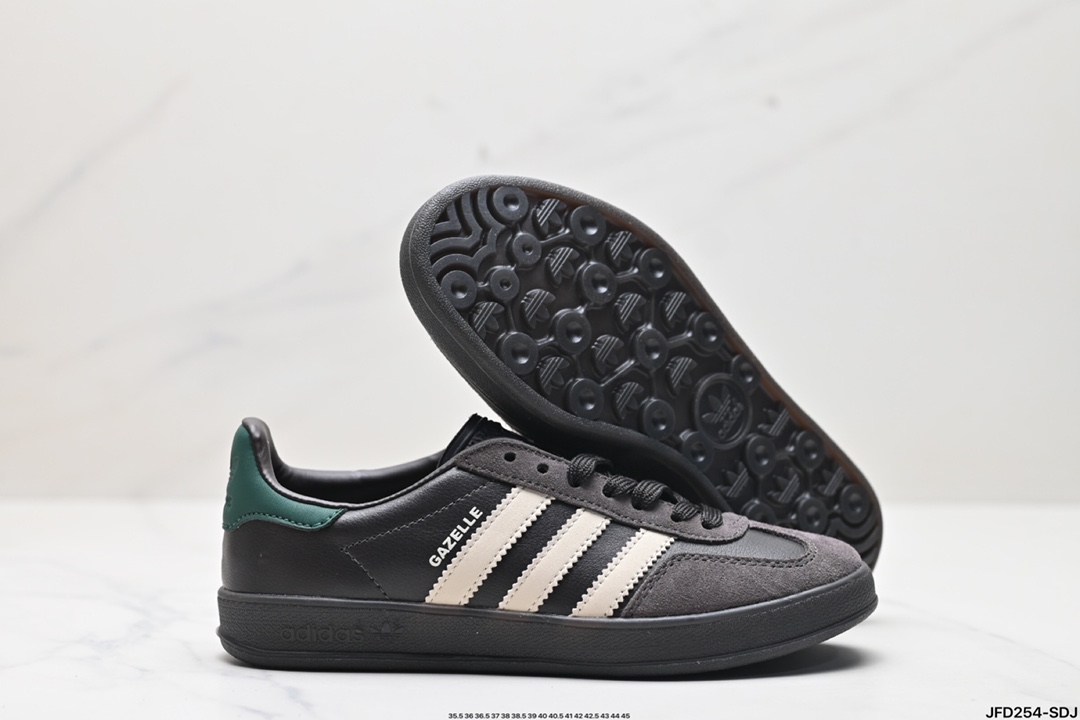 adidas Originals Gazelle INdoor 三叶草休闲防滑耐磨低帮板鞋 IH0374