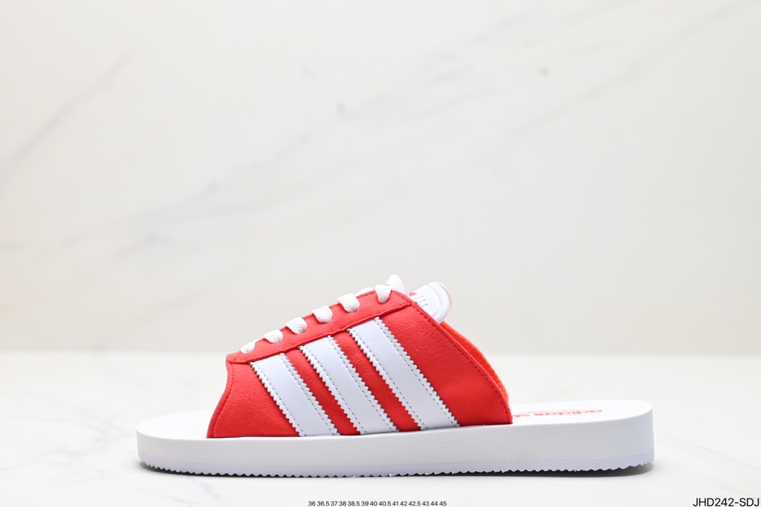 阿迪达斯ADIDAS GAZELLE BEACH休闲沙滩拖鞋女夏季新款adidas阿迪达斯官方三叶草 JQ7424