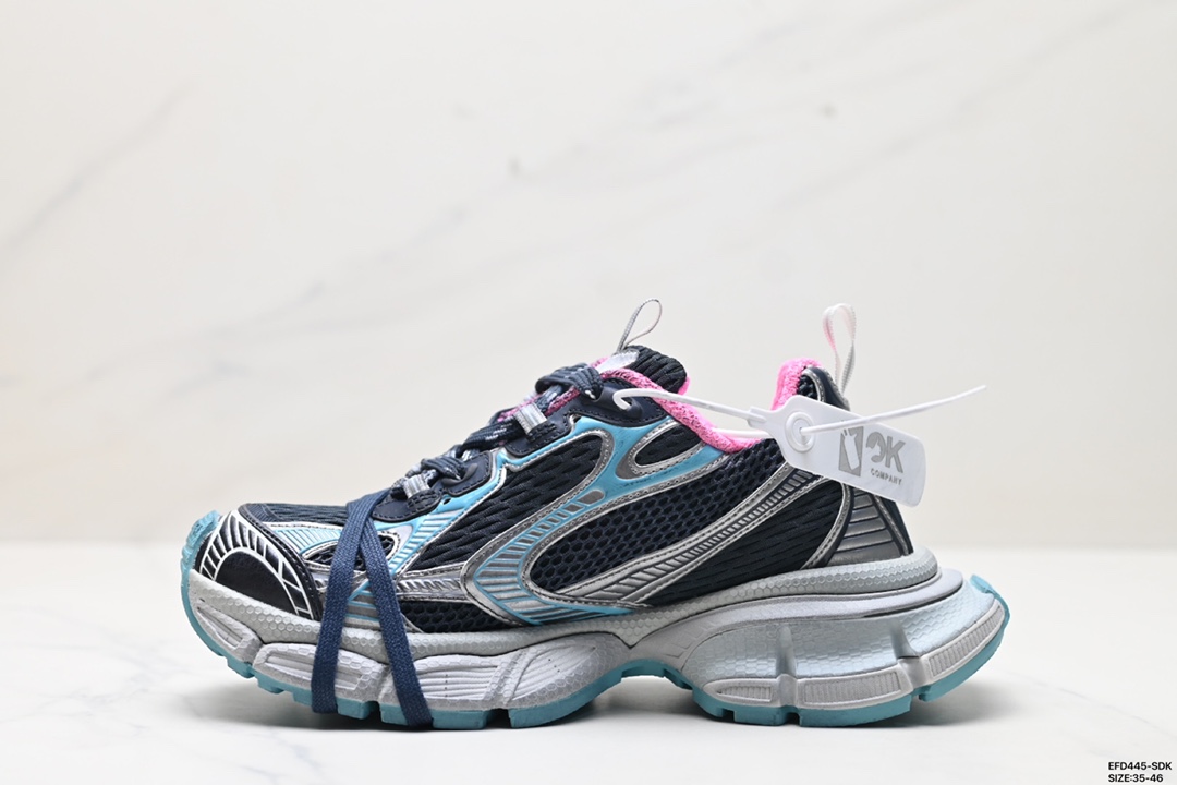 Balenciaga Runner Kith Four.Color 巴黎世家7.0 21ss最新配色潮流复古休闲鞋 734731 W3XL5 1245