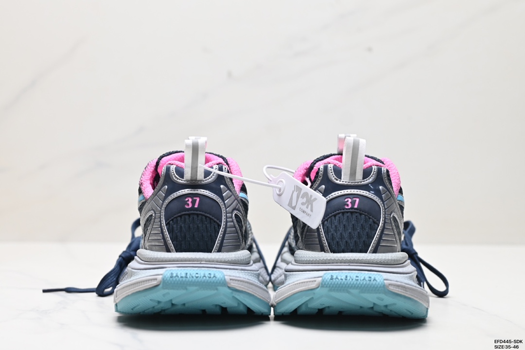 Balenciaga Runner Kith Four.Color 巴黎世家7.0 21ss最新配色潮流复古休闲鞋 734731 W3XL5 1245