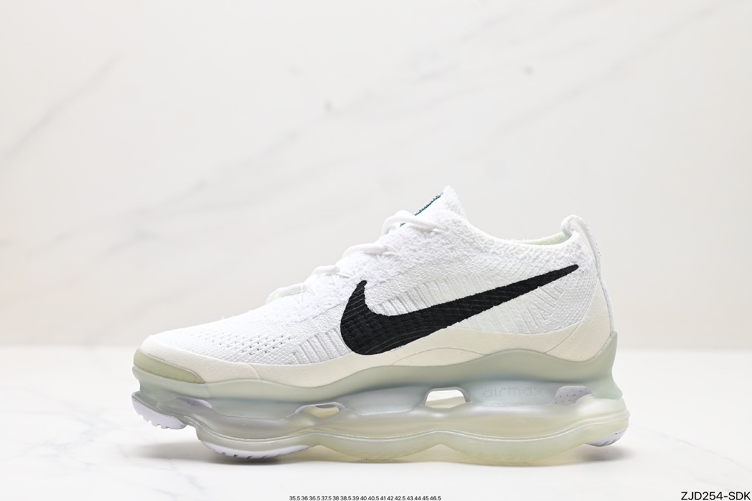 NK Air Max Scorpion Flyknit 天蝎座系列2022款超级大气垫系列前卫低帮慢跑鞋 深蓝 DJ4701-100