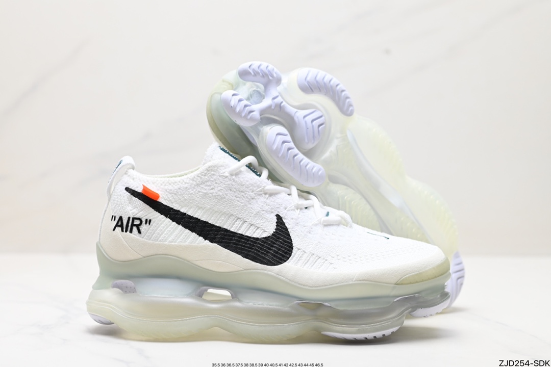 NK Air Max Scorpion Flyknit 天蝎座系列2022款超级大气垫系列前卫低帮慢跑鞋 深蓝 DJ4701-100