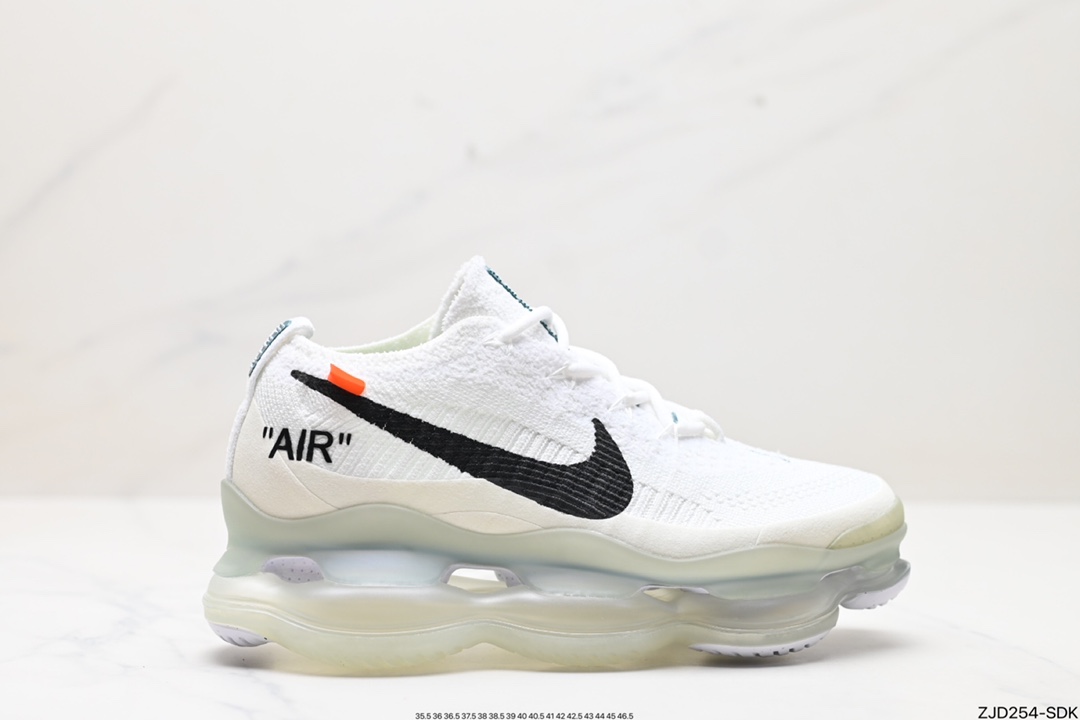 NK Air Max Scorpion Flyknit 天蝎座系列2022款超级大气垫系列前卫低帮慢跑鞋 深蓝 DJ4701-100