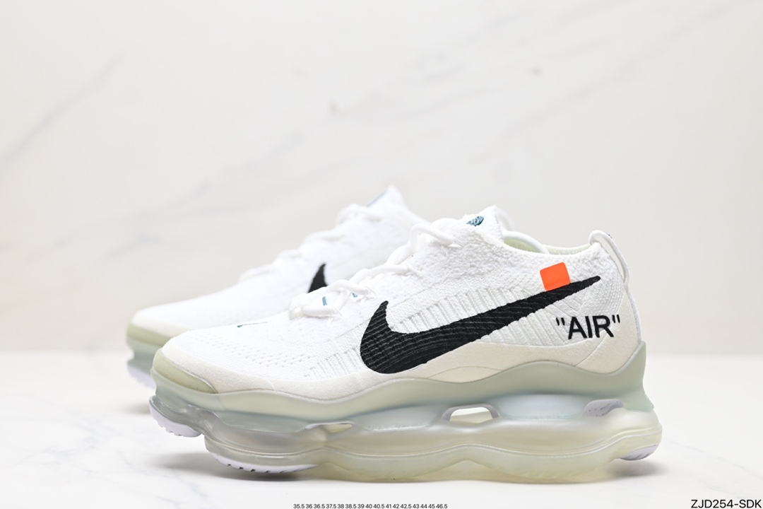 NK Air Max Scorpion Flyknit 天蝎座系列2022款超级大气垫系列前卫低帮慢跑鞋 深蓝 DJ4701-100