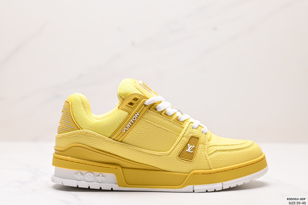 LV路易威登Louis Vuitton Trainer Maxi Low Sneaker 面包版马克西系列低帮板鞋