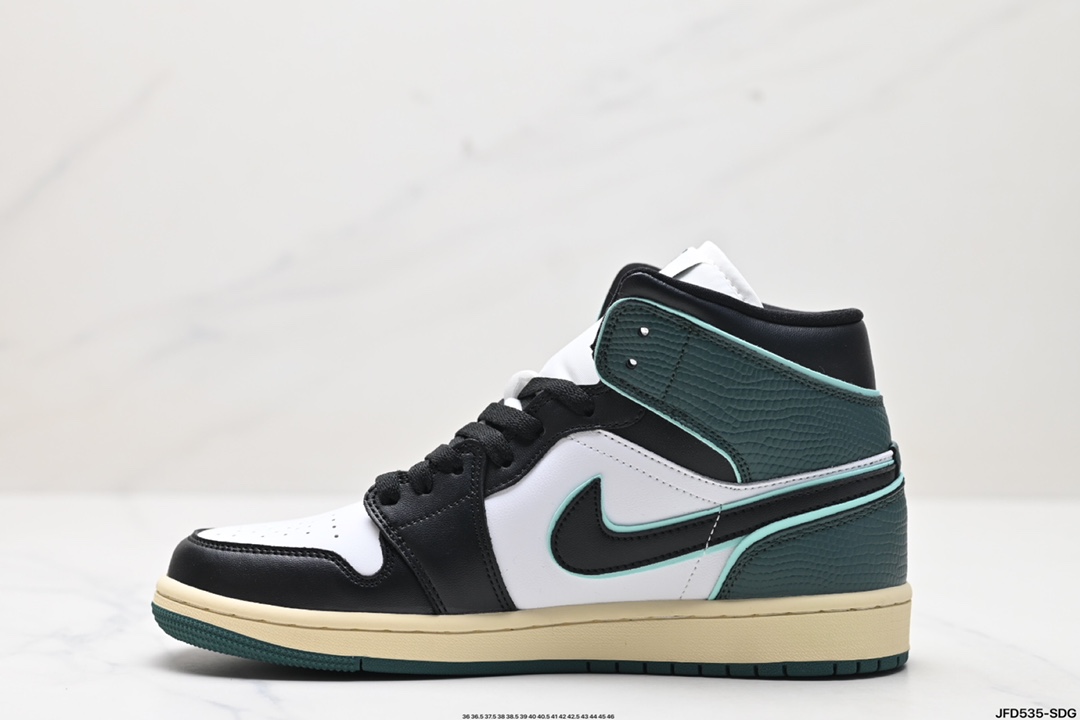 耐克NIKE Air Jordan 1 Retro Mid AJ1乔丹一代中帮经典复古文化休闲运动篮球鞋 FQ7818-100