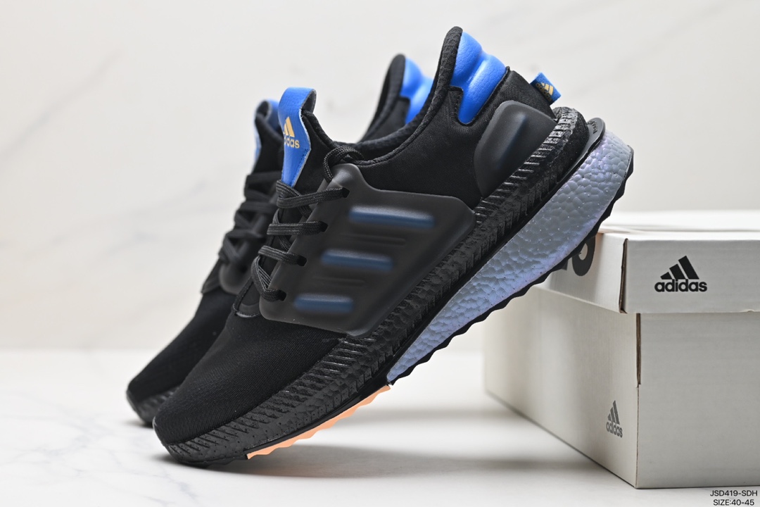 阿迪达斯 Adidas X_PLRBOOST 新款缓震运动休闲跑步鞋 ID9598