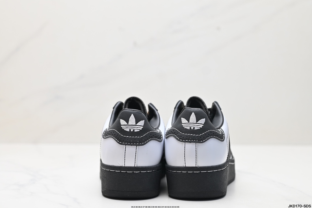 Adidas Originals Superstar XLG 贝壳头系列低帮厚底松糕经典百搭休闲运动板鞋 IE8409