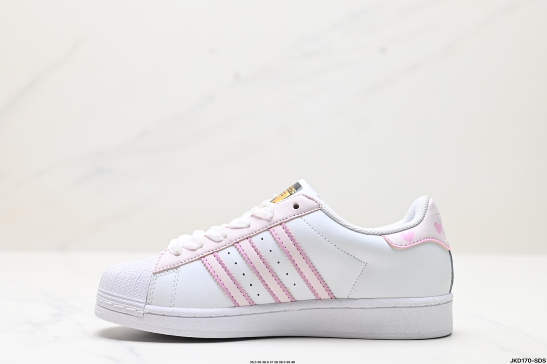 阿迪达斯Adidas三叶草 Originals Superstar 贝壳头系列低帮经典百搭休闲运动板鞋 EG4958