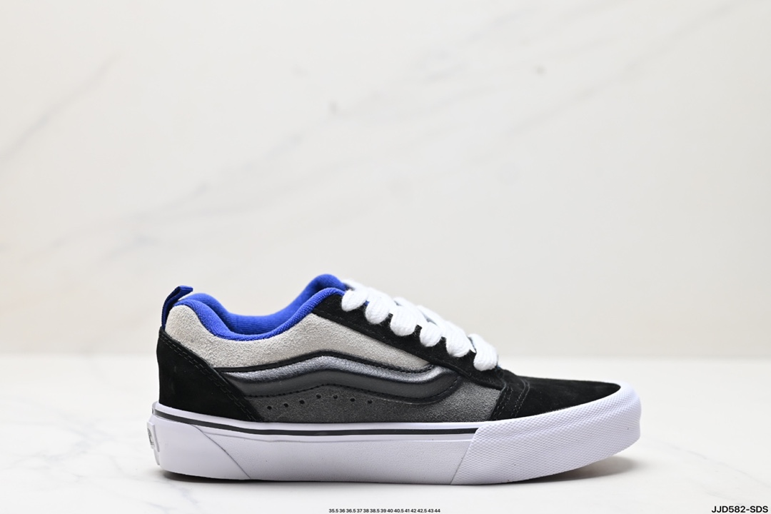 Vans Skateboard Shoes Black Grey Vintage Low Tops