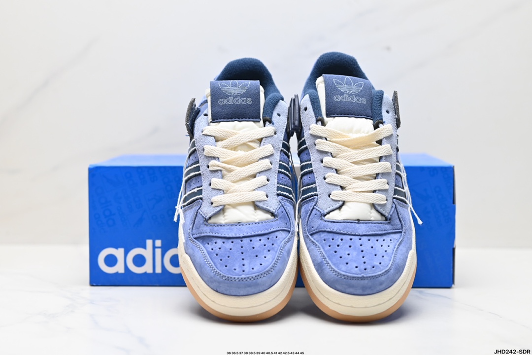 阿迪达斯 Adidas Forum Low Cl 低帮百搭潮流休闲运动板鞋 GW0298