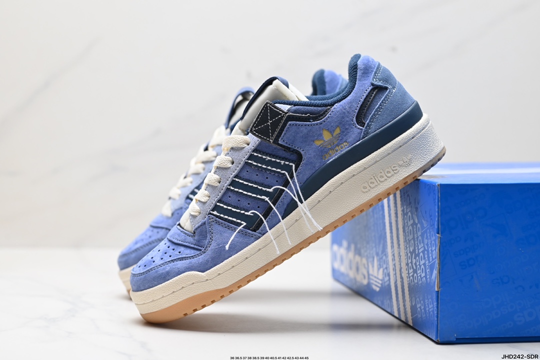 阿迪达斯 Adidas Forum Low Cl 低帮百搭潮流休闲运动板鞋 GW0298