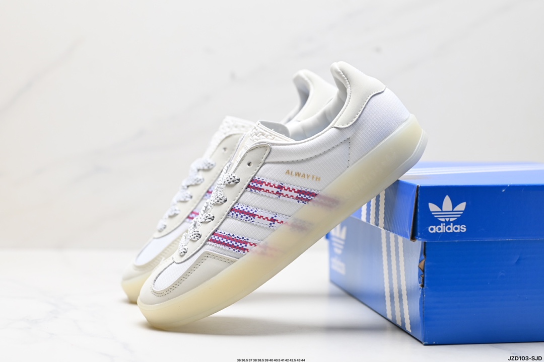 adidas Originals Gazelle INdoor 三叶草休闲防滑耐磨低帮板鞋 IH0120