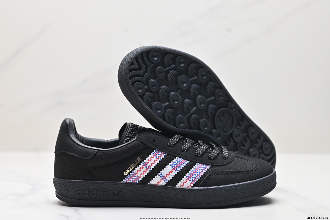 adidas Originals Gazelle INdoor 三叶草休闲防滑耐磨低帮板鞋 IH7609