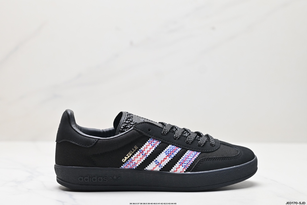 adidas Originals Gazelle INdoor 三叶草休闲防滑耐磨低帮板鞋 IH7609