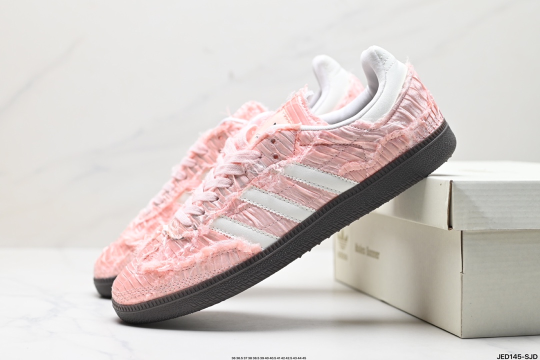 阿迪达斯三叶草Adidas Originals Samba OG 桑巴舞系列绅士德训足球风百搭低帮休闲运动板鞋 JQ4747