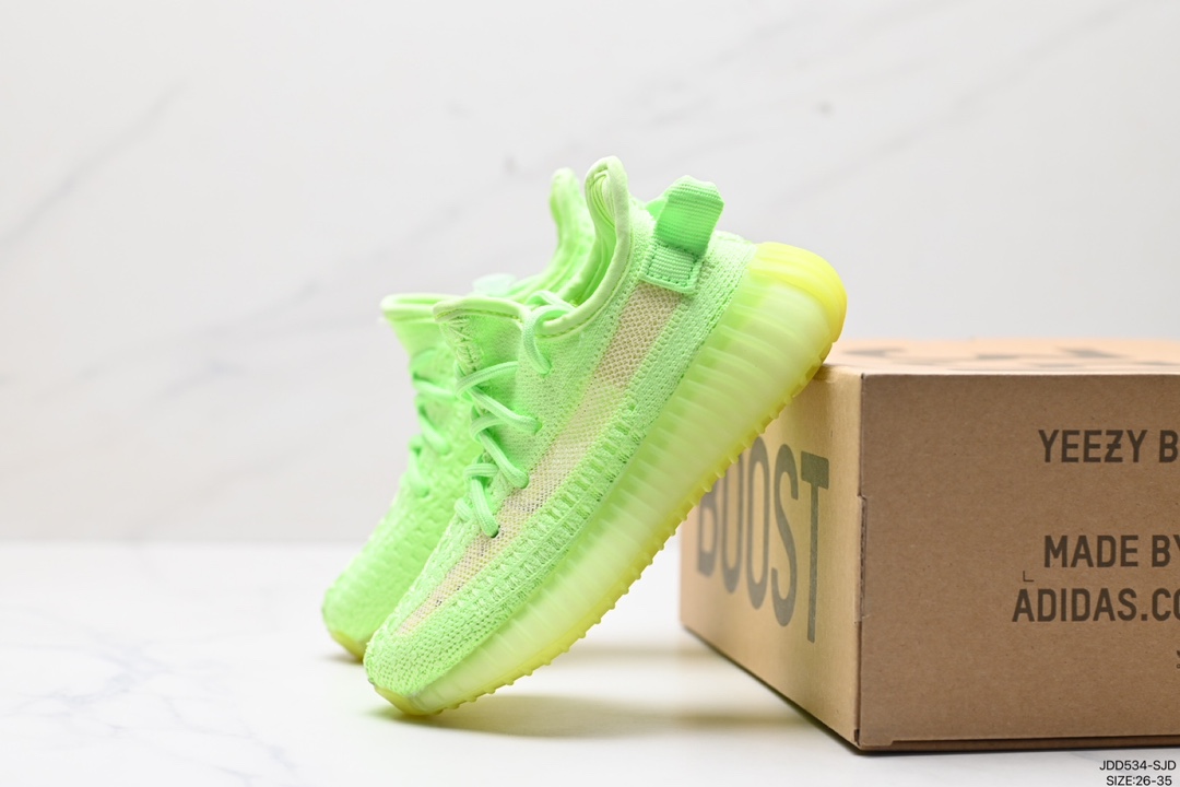 童鞋阿迪达斯Adidas Yeezy Boost 350v2 椰子童鞋爆米花休闲运动跑鞋 FV5675