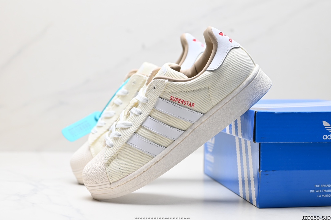 阿迪达斯Adidas三叶草 Originals Superstar 贝壳头系列低帮经典百搭休闲运动板鞋 IF7905