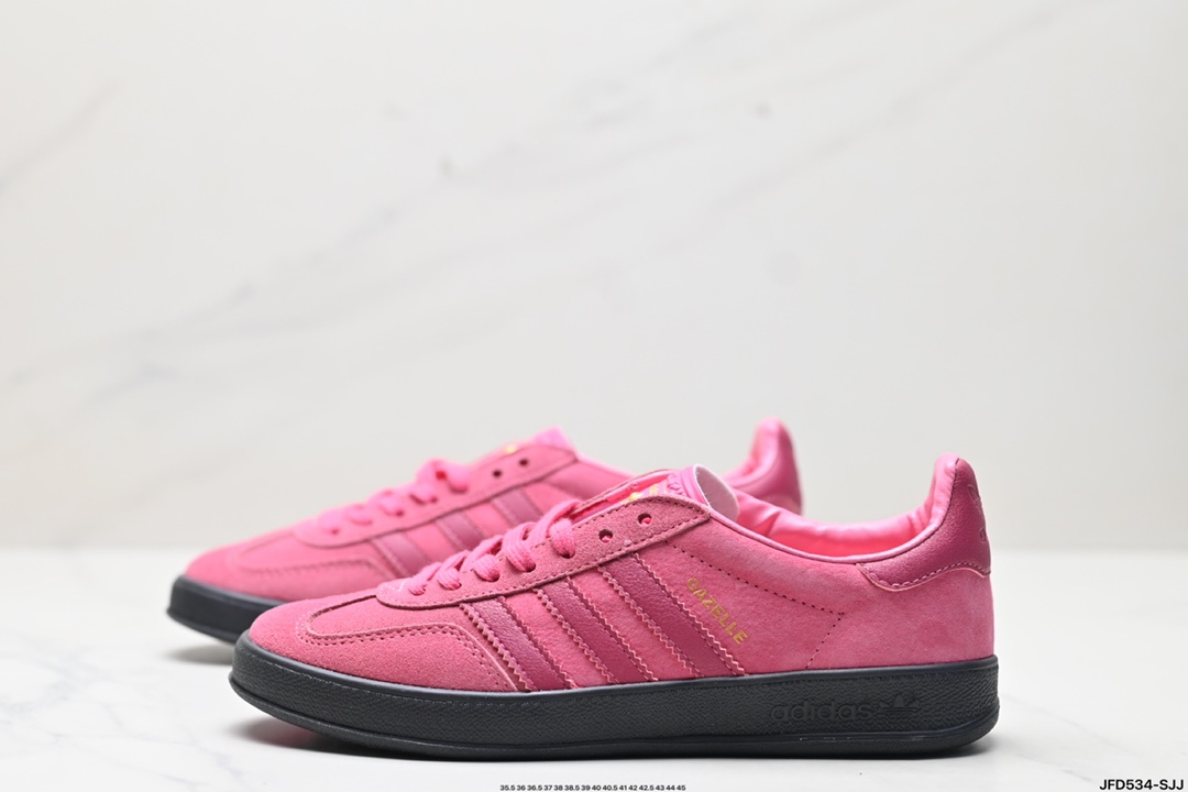 adidas Originals Gazelle INdoor 三叶草休闲防滑耐磨低帮板鞋 JI2585