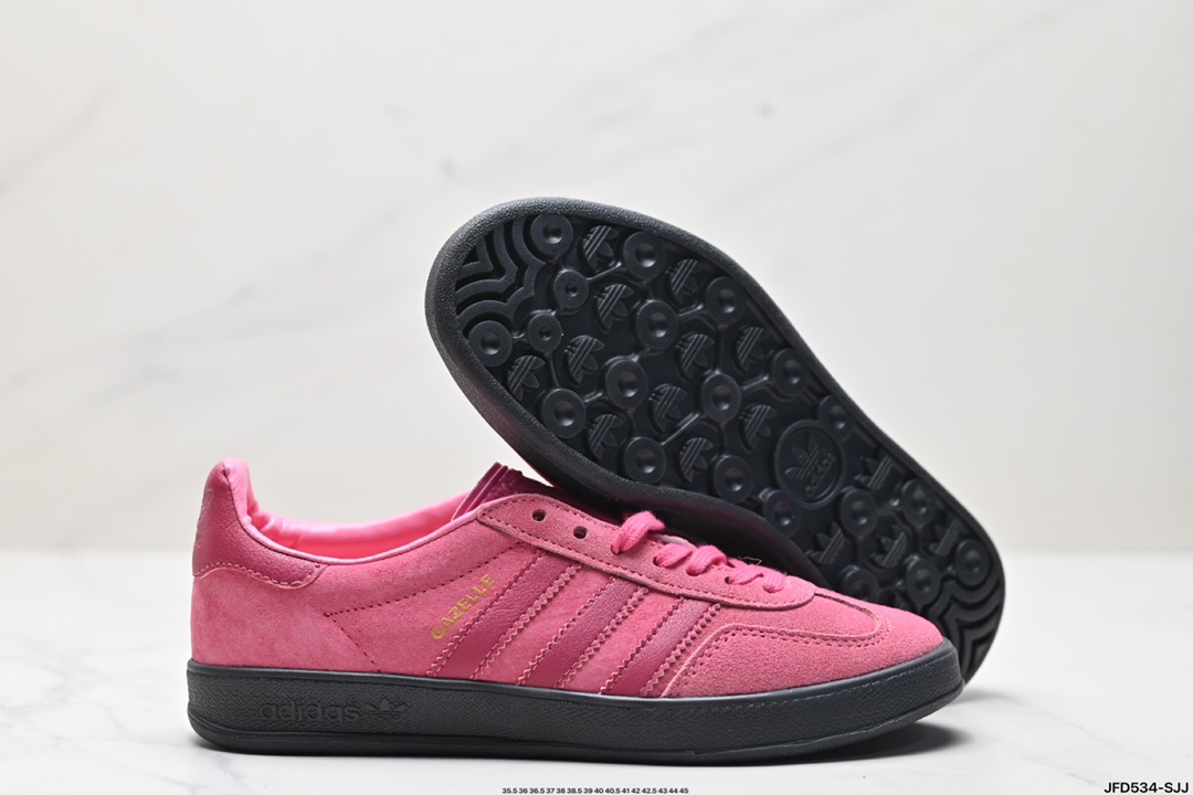 adidas Originals Gazelle INdoor 三叶草休闲防滑耐磨低帮板鞋 JI2585