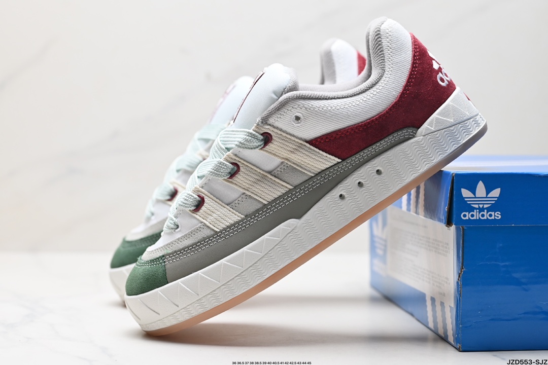 Adidas Adimatic Low 马蒂奇系列低帮 复古鲨鱼面包鞋运动休闲滑板板鞋 IH3264