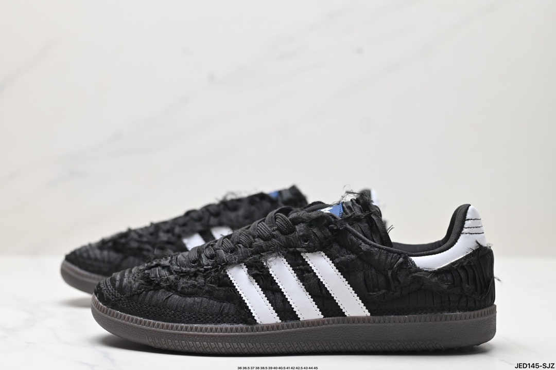 阿迪达斯三叶草Adidas Originals Samba OG 桑巴舞系列绅士德训足球风百搭低帮休闲运动板鞋 JQ4749