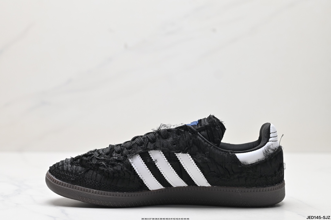 阿迪达斯三叶草Adidas Originals Samba OG 桑巴舞系列绅士德训足球风百搭低帮休闲运动板鞋 JQ4749