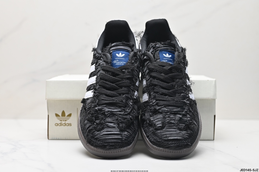 阿迪达斯三叶草Adidas Originals Samba OG 桑巴舞系列绅士德训足球风百搭低帮休闲运动板鞋 JQ4749