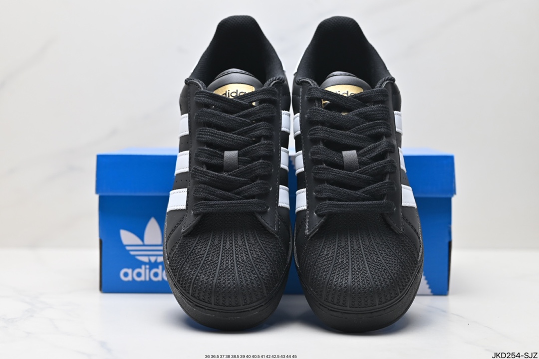 Adidas Originals Superstar XLG 贝壳头系列低帮厚底松糕经典百搭休闲运动板鞋 IG9777