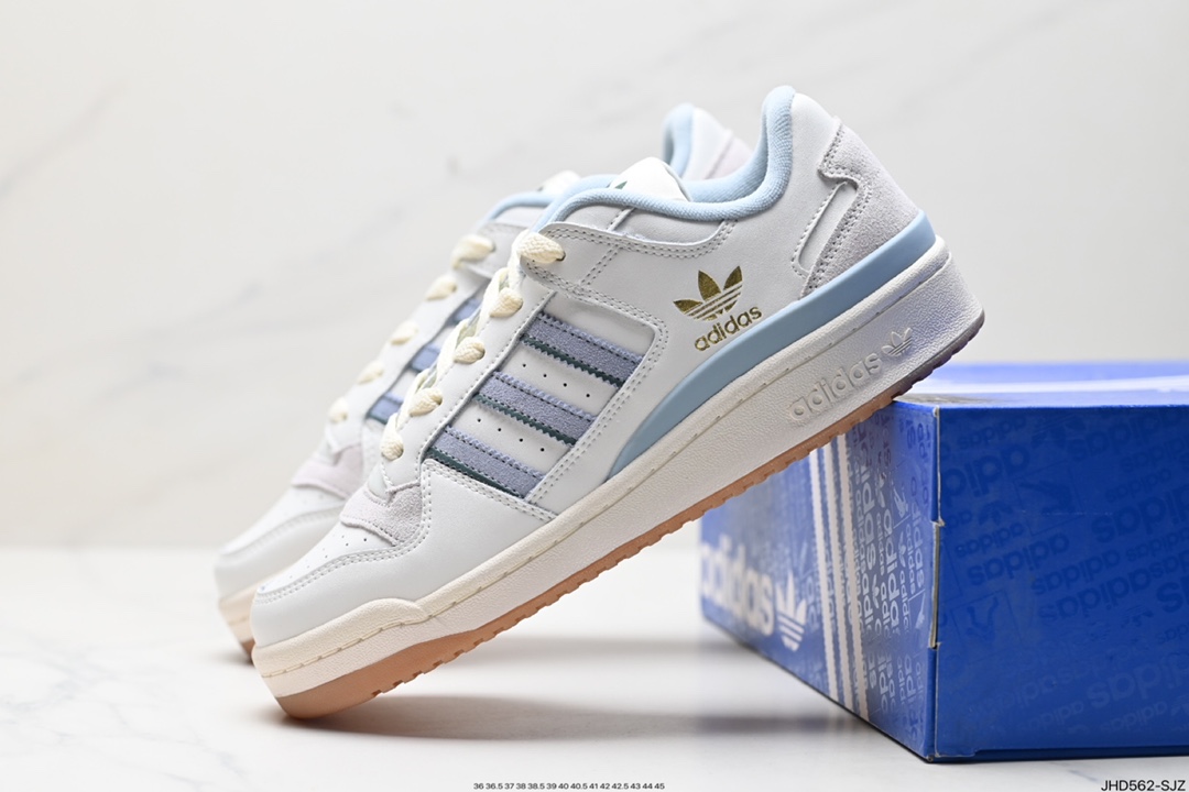 阿迪达斯 Adidas Forum Low Cl 低帮百搭潮流休闲运动板鞋 GW0299