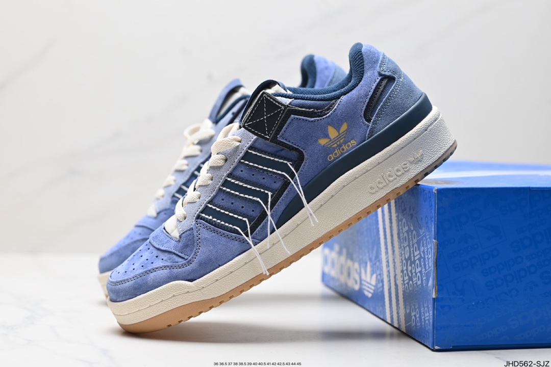 阿迪达斯 Adidas Forum Low Cl 低帮百搭潮流休闲运动板鞋 GW0299