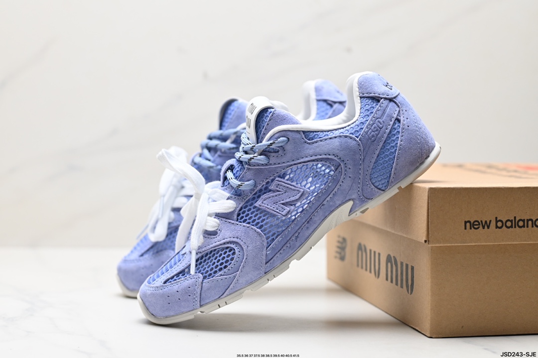 意大利奢侈品牌/缪缪MiuMiu x NB新百伦New Balance 530 SL系列低帮经典复古休闲运动慢跑鞋