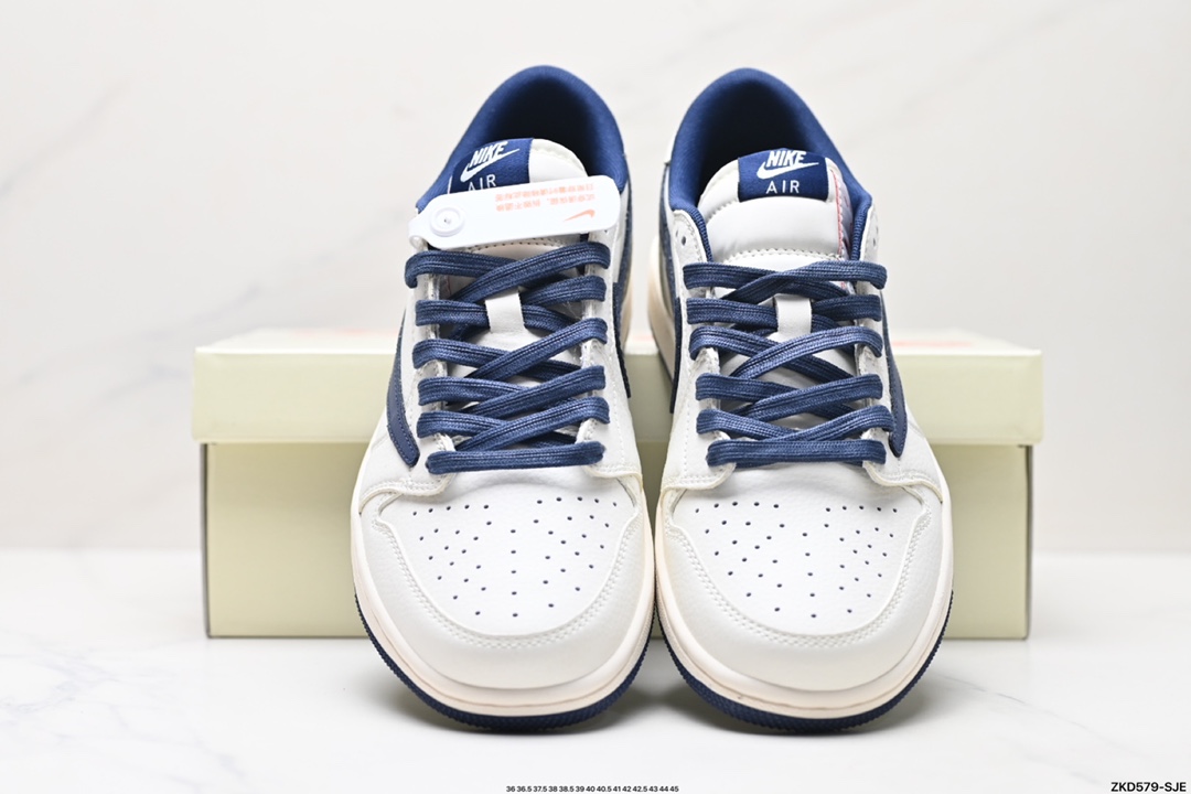 Travis Scott x Fragment Design x Jordan Air Jordan 1 Low OG SP AJ1 乔1 联名低帮文化休闲板鞋 XZ1168-001