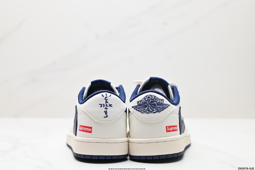 Travis Scott x Fragment Design x Jordan Air Jordan 1 Low OG SP AJ1 乔1 联名低帮文化休闲板鞋 XZ1168-001