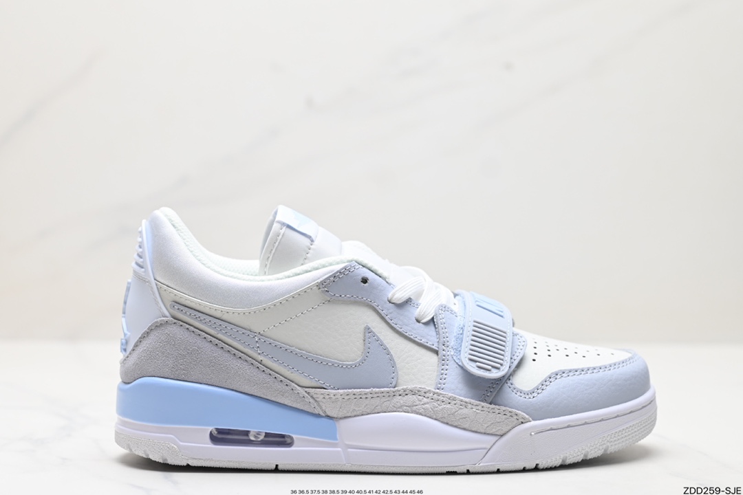 耐克Nike Air Jordan Legacy 312 Low”White/Grey Fog/Blue/Red“乔丹最强三合一混合版本低帮文化休闲运动篮球鞋 CD7069-131