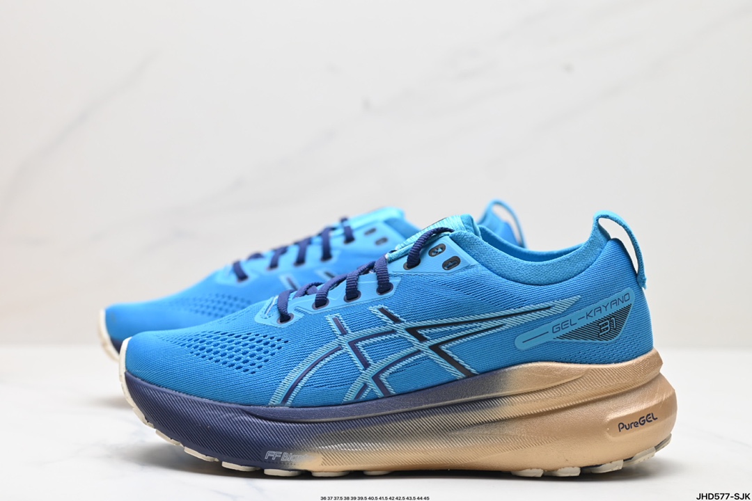 瑟亚士Asics Gel-Kayano 31 亚卡诺31低代帮专业有氧轻超量休闲动运全能慢鞋跑 1011B867-008