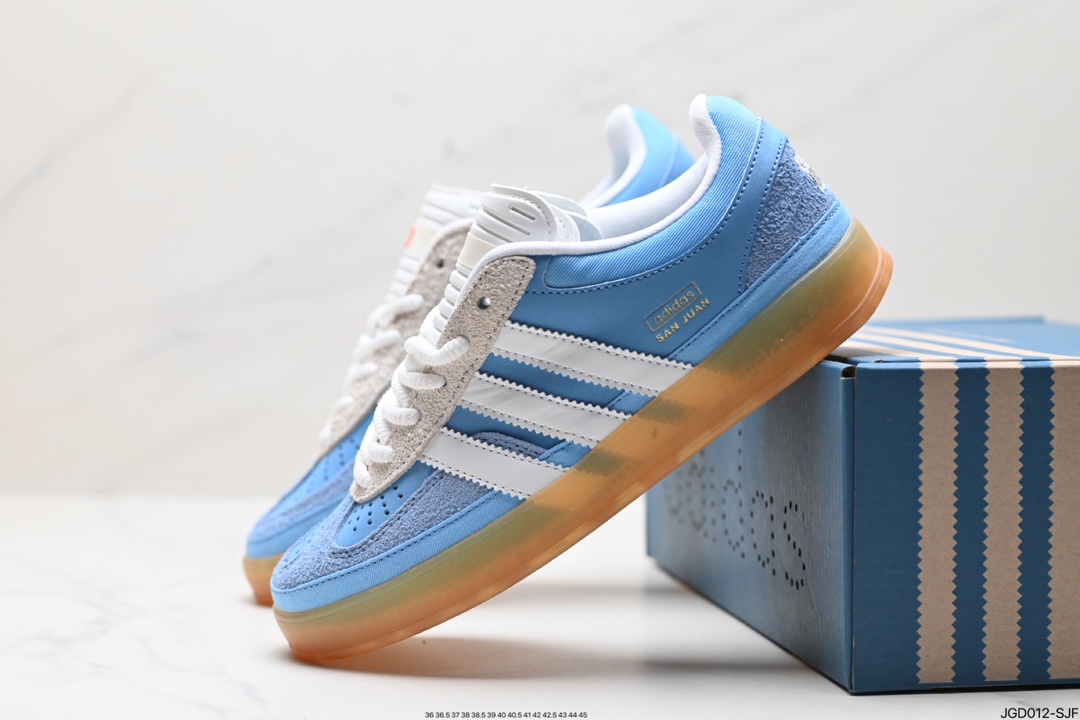 adidas Originals Bad Bunny Gazelle INdoor 三叶草休闲防滑耐磨低帮板鞋 IF9734