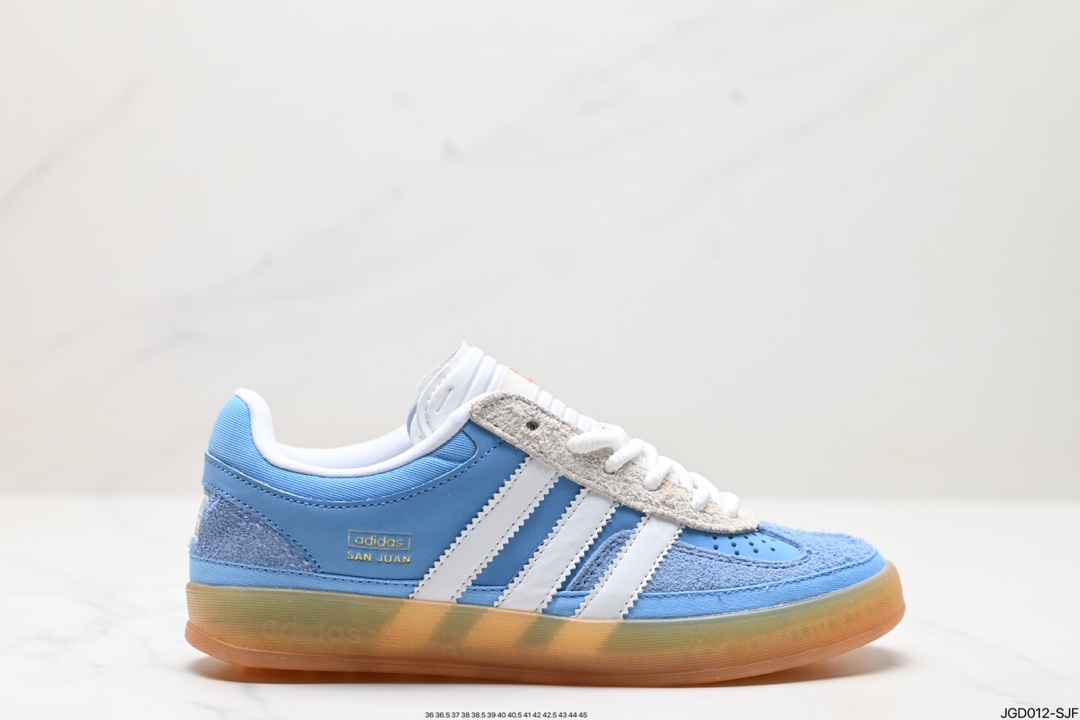 adidas Originals Bad Bunny Gazelle INdoor 三叶草休闲防滑耐磨低帮板鞋 IF9734