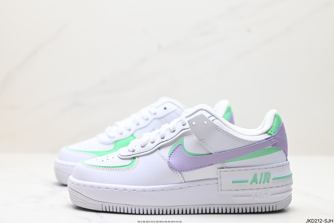 耐克NIKE W AF1 SHADOW Shadow全新少女系解构主义设计 CU8591-103