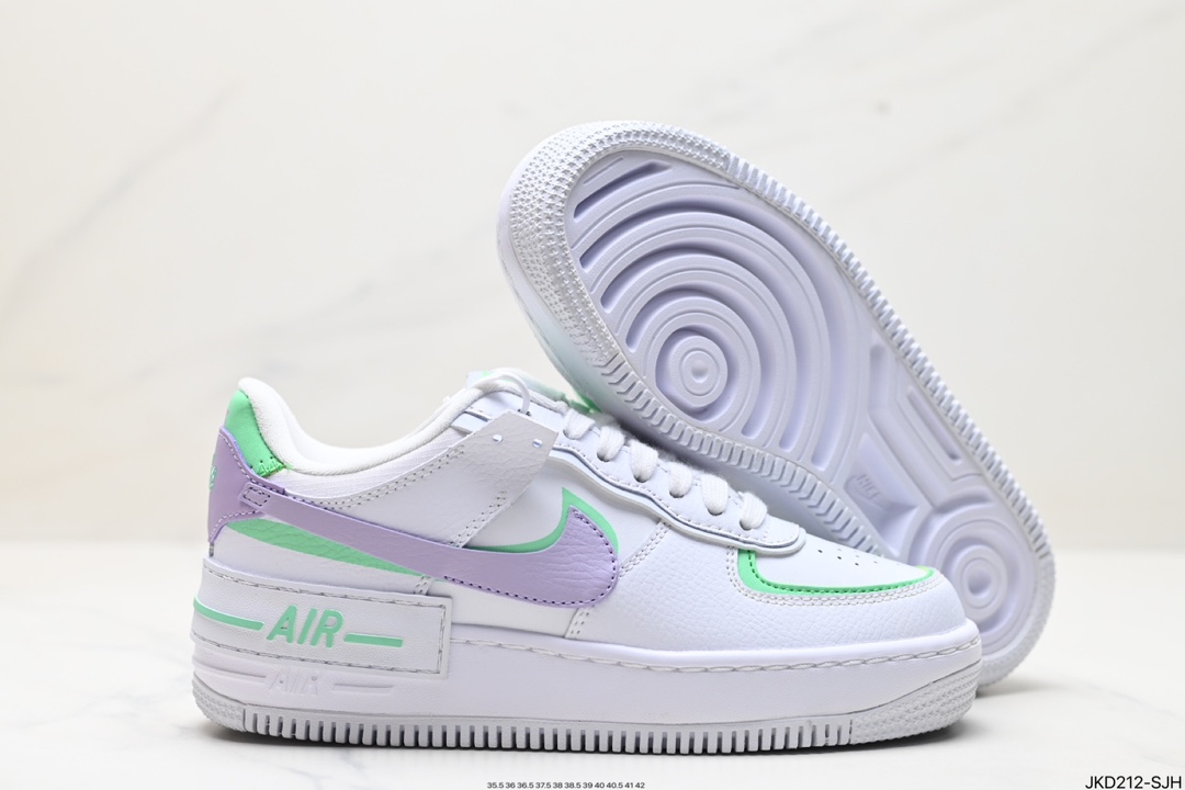 耐克NIKE W AF1 SHADOW Shadow全新少女系解构主义设计 CU8591-103