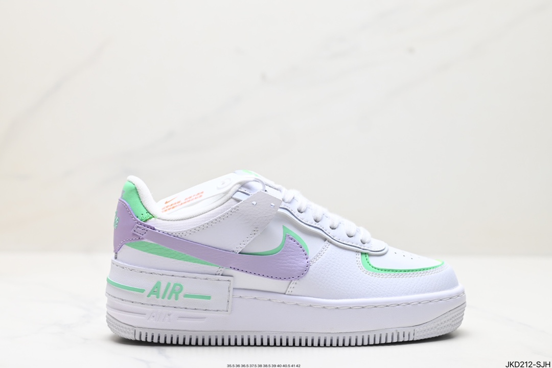 耐克NIKE W AF1 SHADOW Shadow全新少女系解构主义设计 CU8591-103